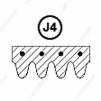 Ремень 1207 J4  Whirlpool 481235818204