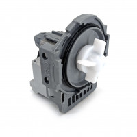 Насос Hanyu 9011229 30W, круглый, 4 защелки, клеммы назад ПММ Gorenje  Midea 674000600154