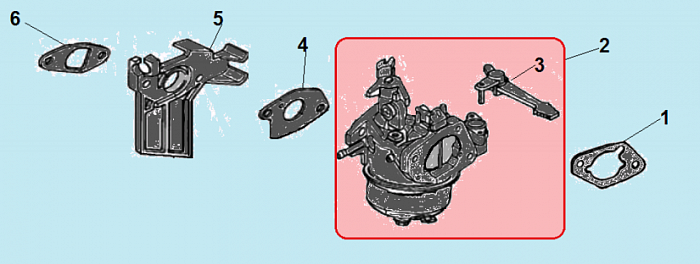12 КАРБЮРАТОР КУЛЬТИВАТОР CHAMPION ВC7712