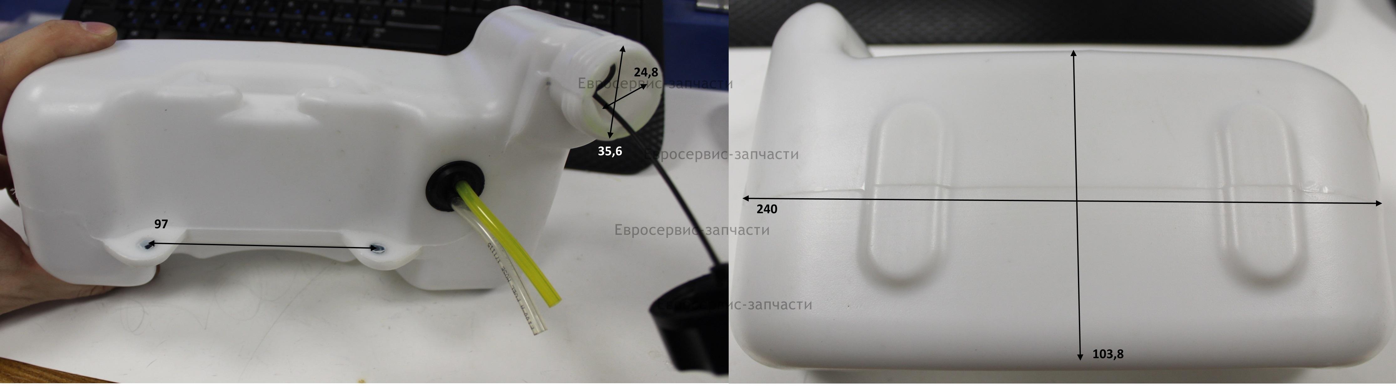 Бачок топливный 1,1л в сборе 335008-E59  Т33 (Р), Т43(Р), Т52 (Р) Т43 Промо